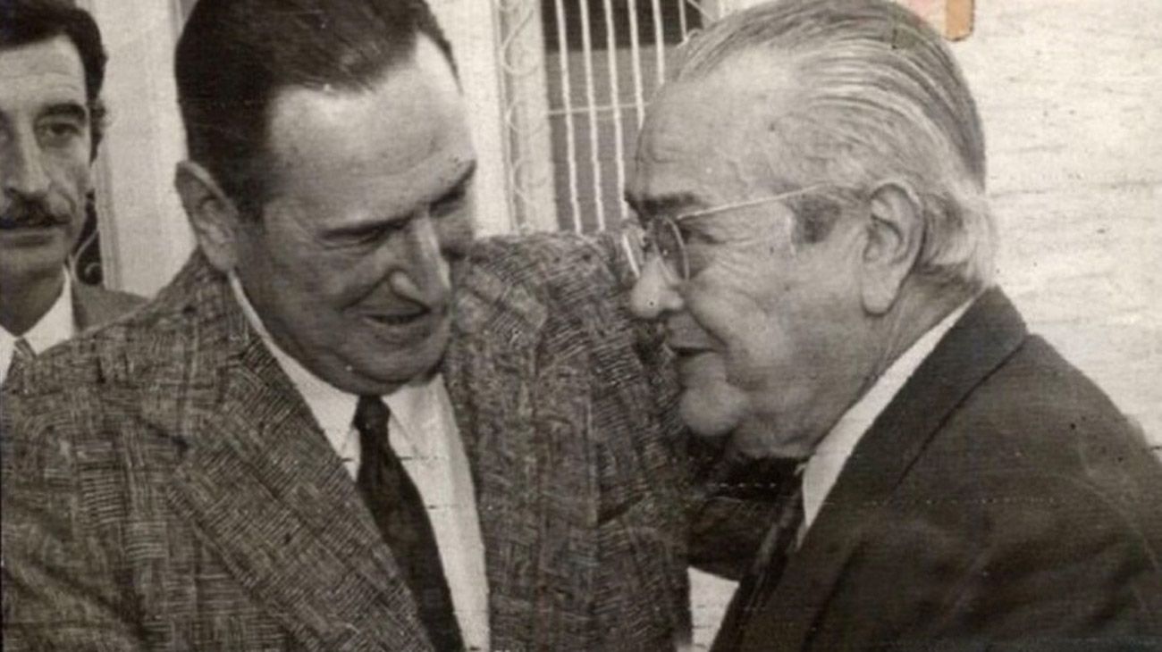 Perón y Ricardo Balbín