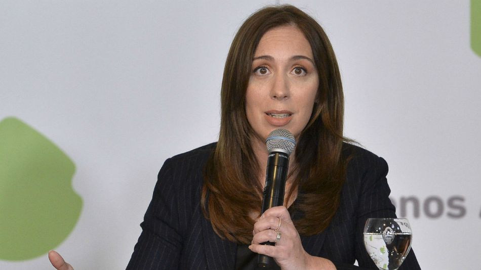 La gobernadora bonaerense María Eugenia Vidal.