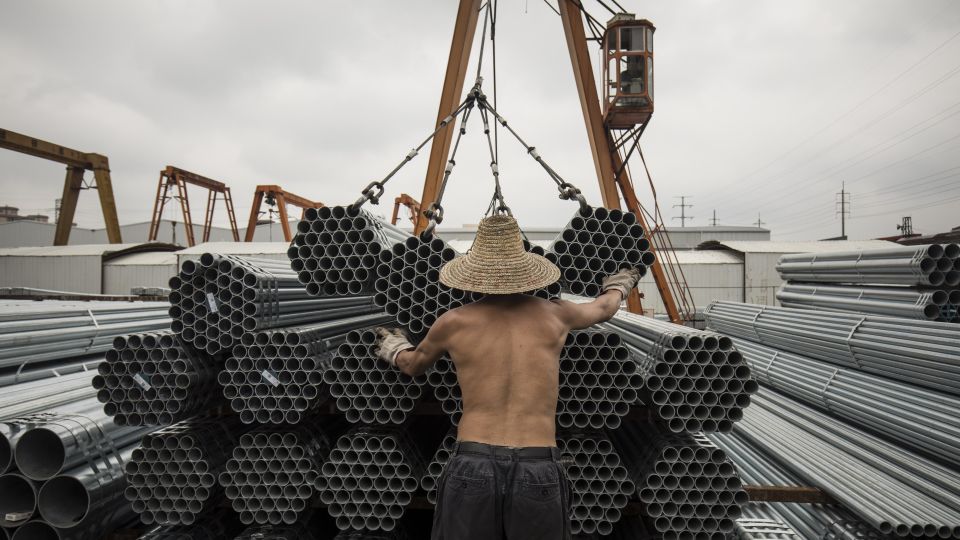 A Shanghai Steel Yard as Metal Markets Prepare for a New World Disorder