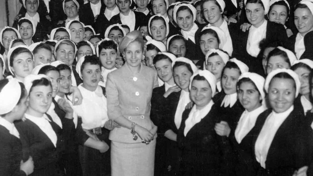 Evita fue la fundadora de la rama de mujeres peronistas.