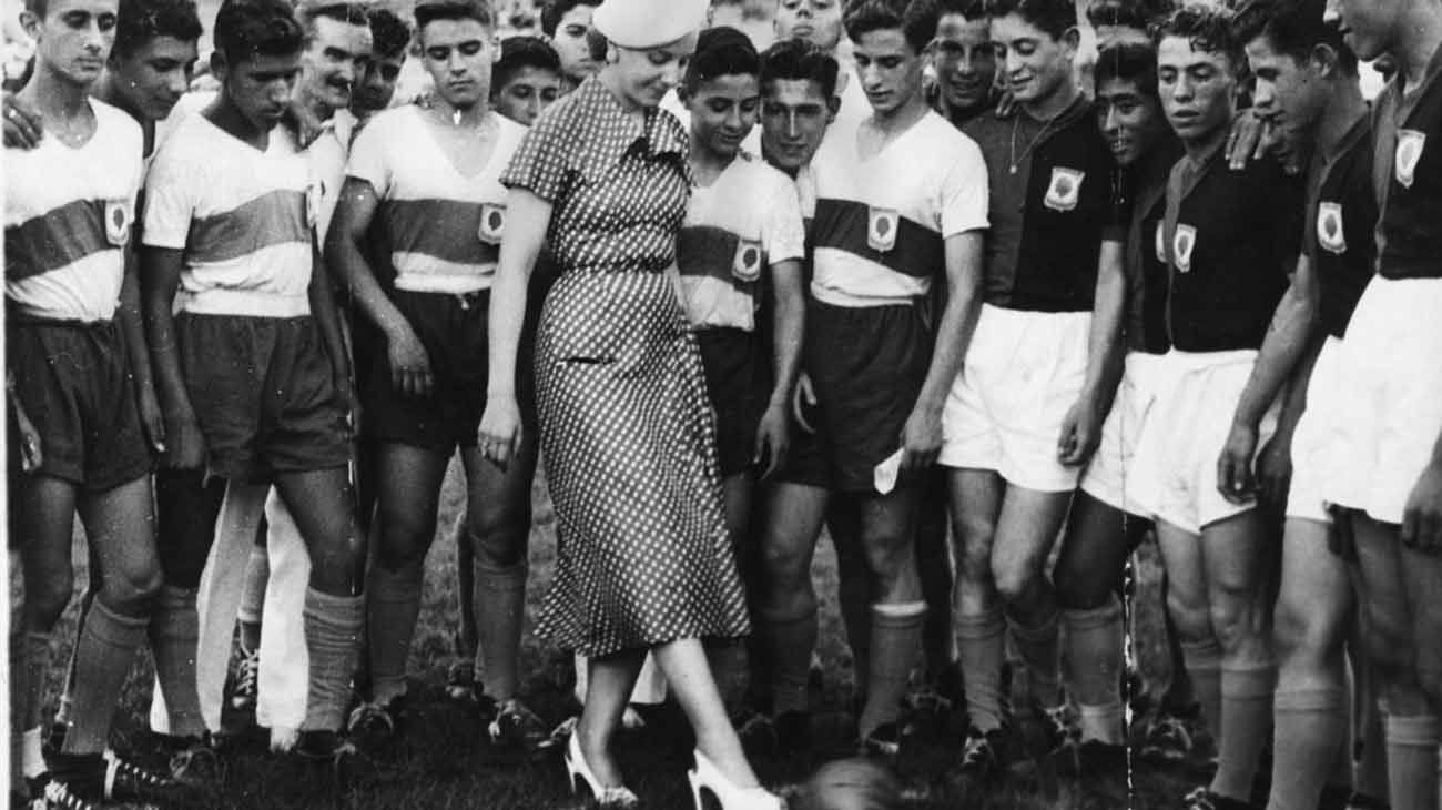 La Fundación Eva Perón se ocupó de promover el deporte en los sectores más humildes.