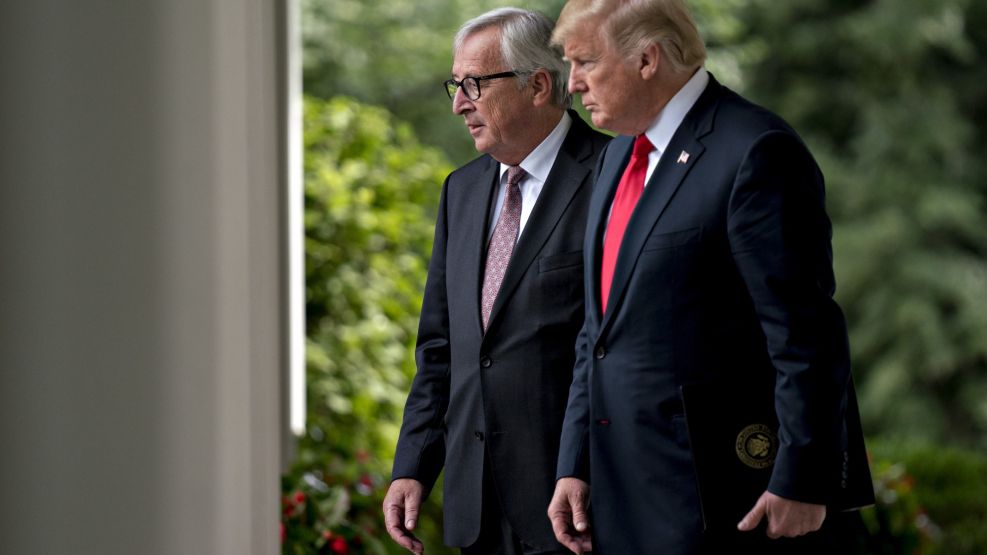 President Trump Hosts European Commission President Jean-Claude Juncker At The White House
