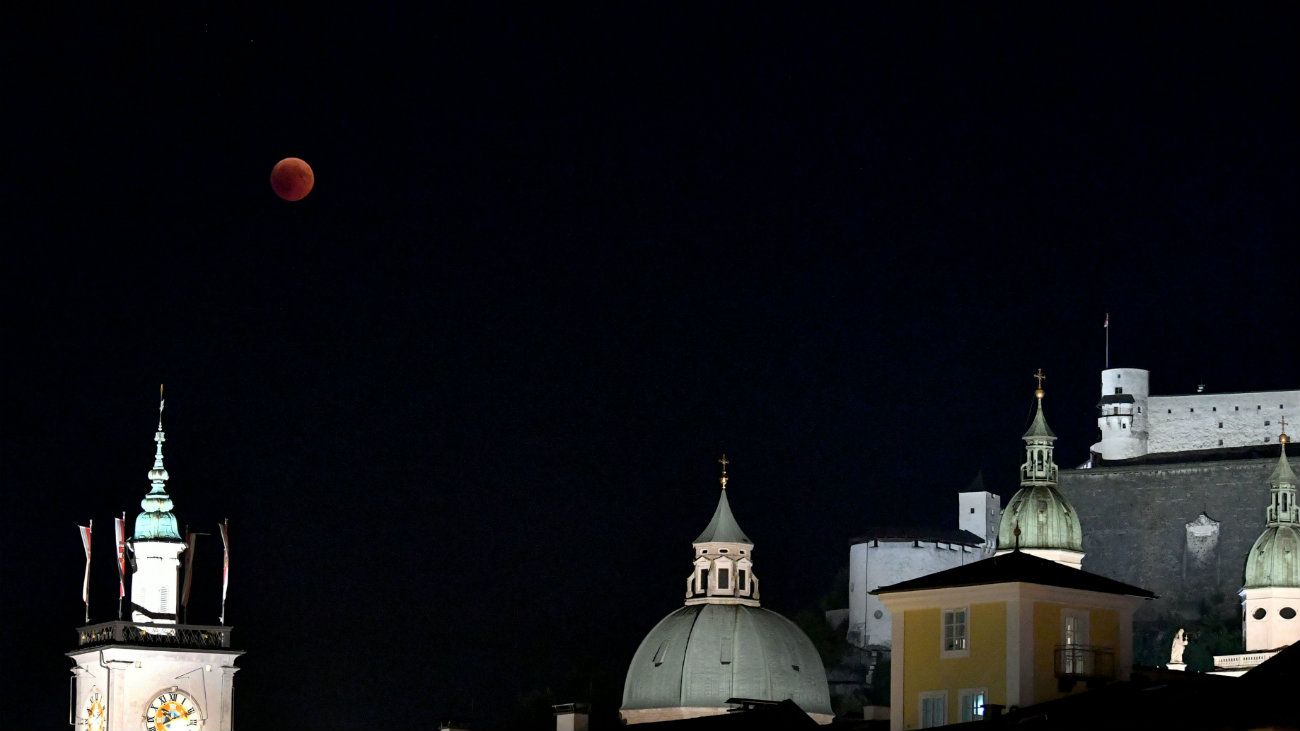 El eclipse en Austria.