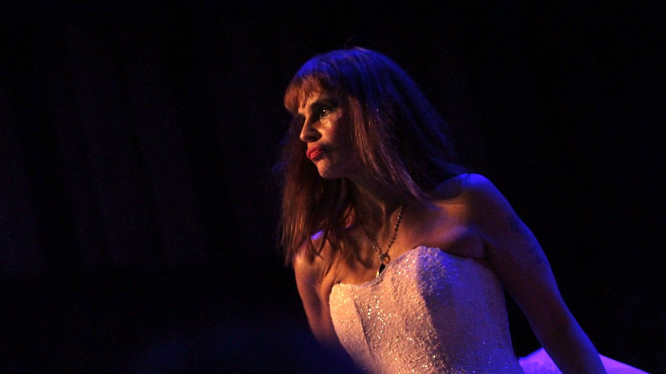 La cantante Fabiana Cantilo brindó un show en la Usina del Arte en el marco del programa Los grandes le cantan a los chicos.