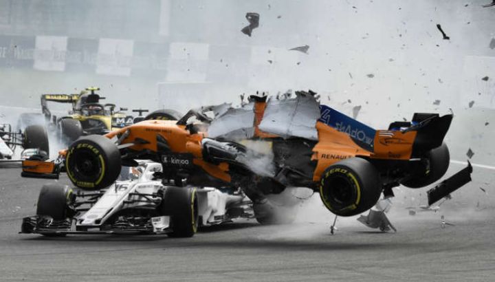 Tremendo accidente en la Fórmula 1