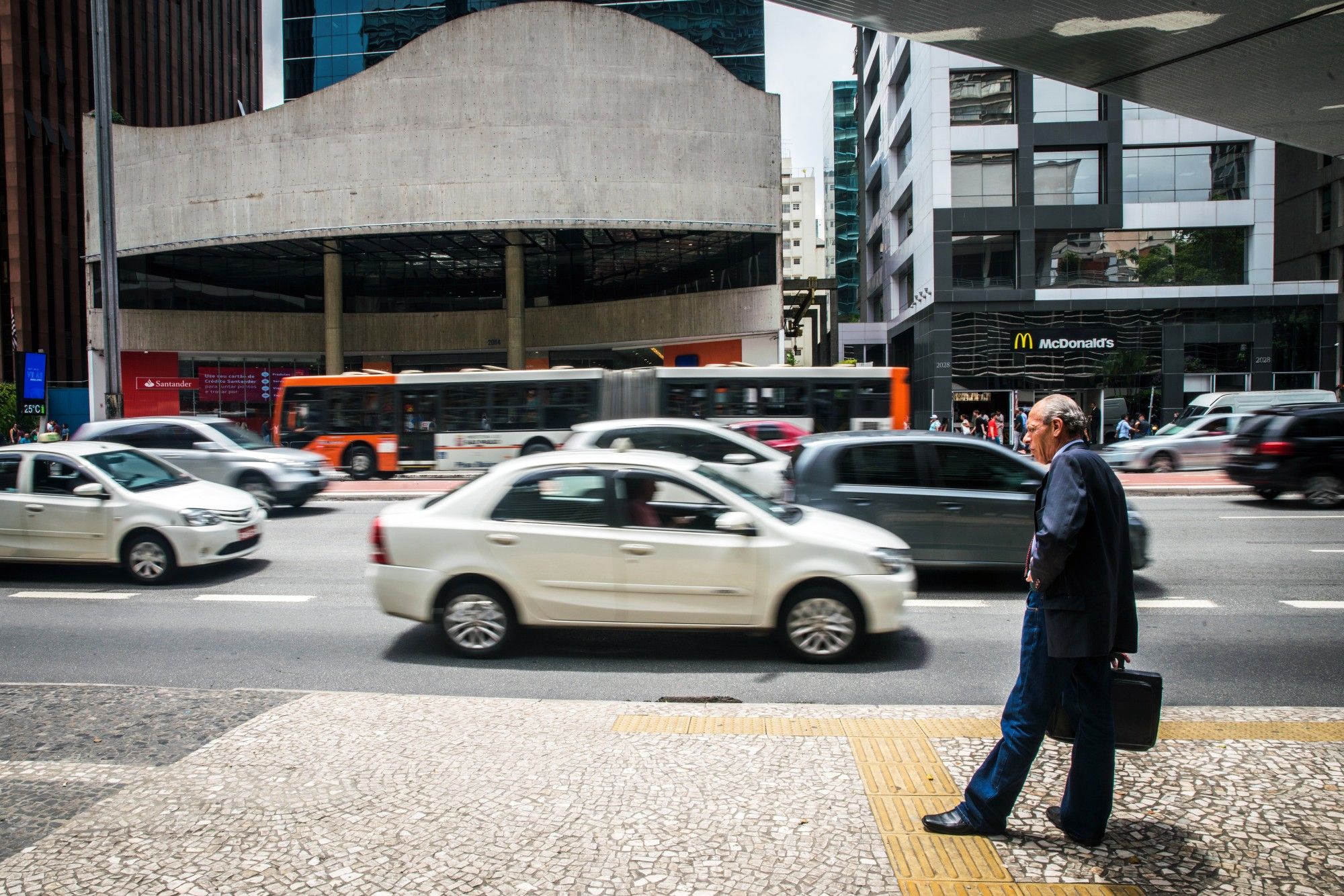 Daily Life Around Brazil's Vibrant Financial Center Ahead Of GDP Figures