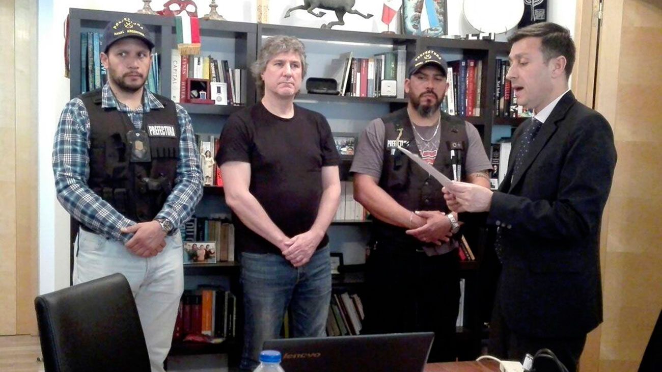 El 3 de noviembre de 2017, por orden del juez Ariel Lijo, la PSA detuvo a Boudou en su departamento. 