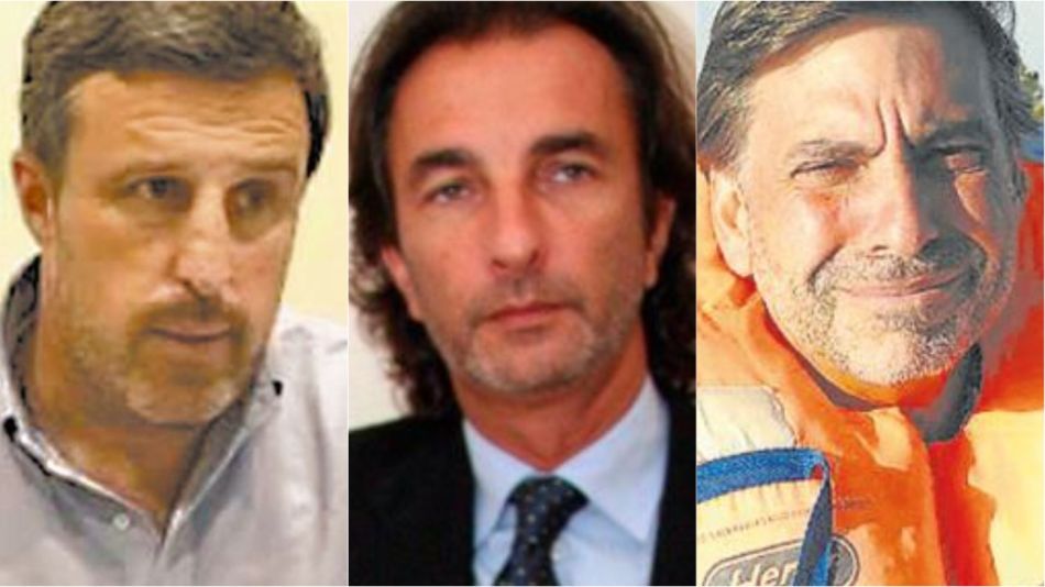 Arrepentidos. Juan Carlos De Goycoechea, Ángelo Calcaterra y Javier Sánchez Caballero.