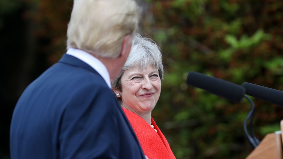 U.S. President Trump Meets U.K. Prime Minister May At Her Chequers Country Residence