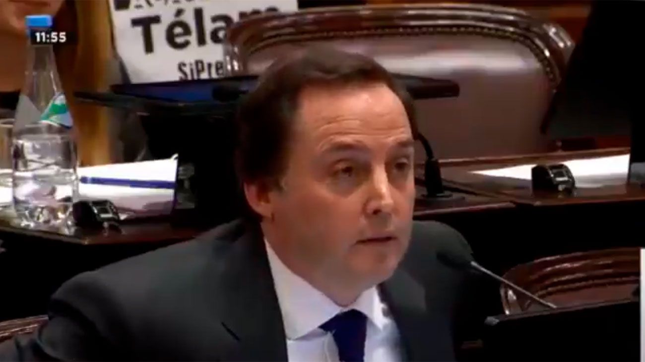 De Izquierda a derecha: Dalmacio Mera, Esteban Bullrich; Cristina del Carmen López Valverde y Rodolfo Urtubey