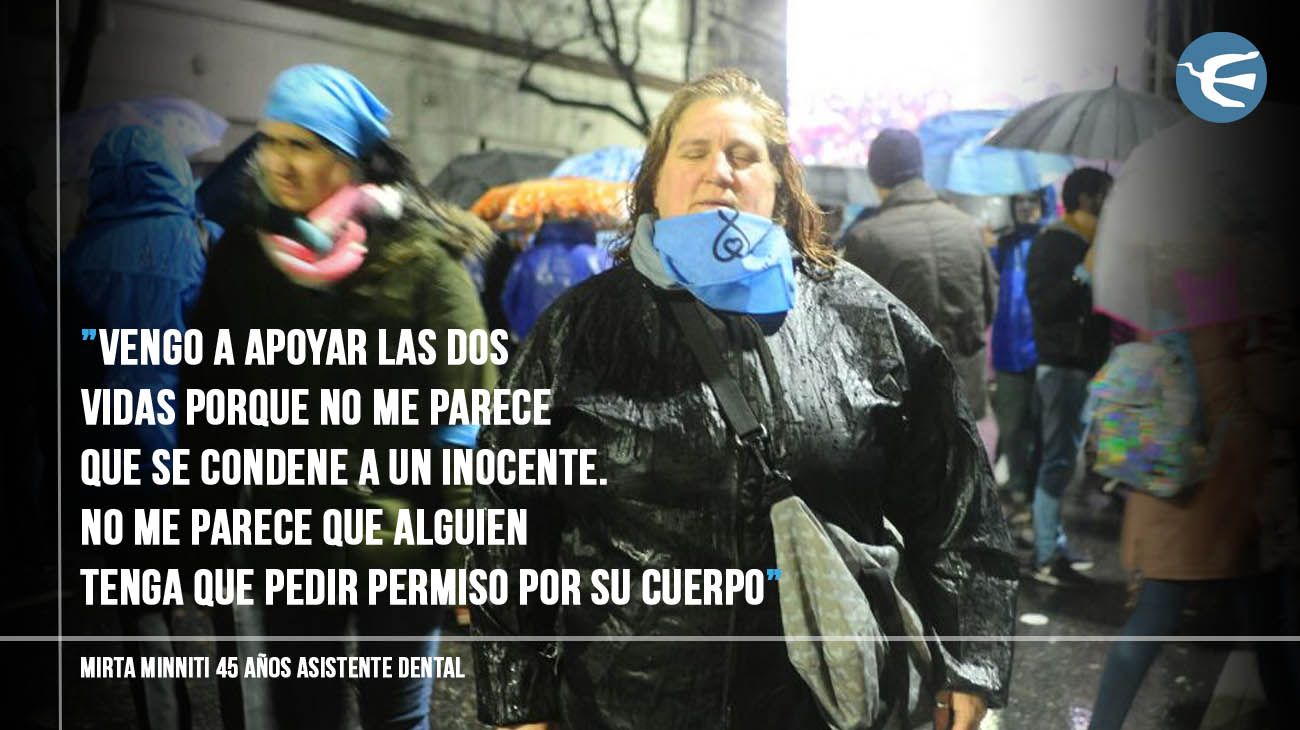 Votación de la ley por la Interrupción Voluntaria del Embarazo.