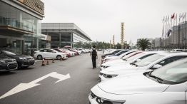 U.S Auto Showrooms in Shanghai and Beijing as China Responds to U.S Tariffs