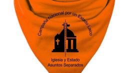 El pañuelo naranja de la Campaña  Federal para la Separación Iglesia/Estado.
