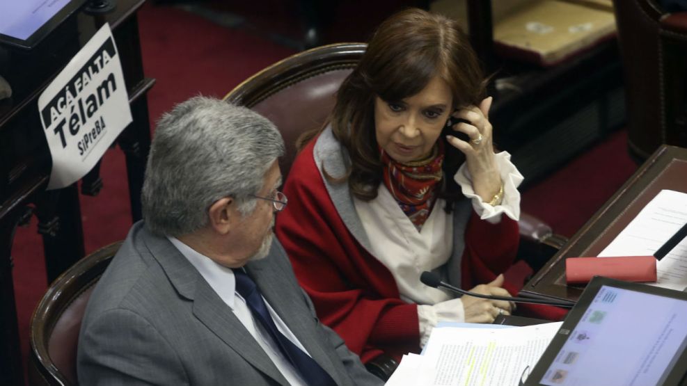 La senadora de Unidad Ciudadana, Cristina Fernández de Kirchner.