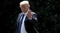 President Donald Trump Departs The White House For Travel To New Jersey 