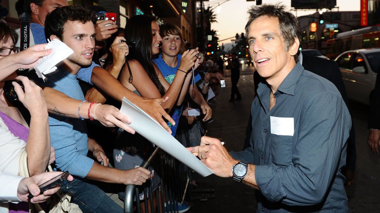 Zurdos famosos. El actor Ben Stiller.