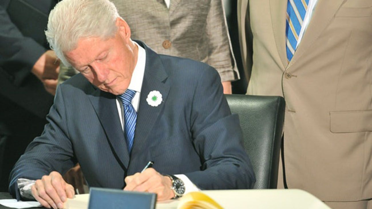 El expresidente norteamericano Bill Clinton