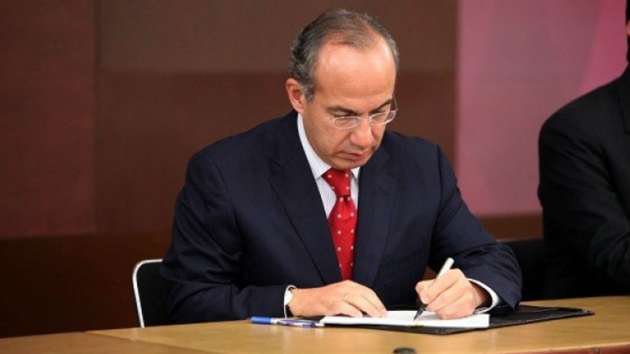 El expresidente de México Felipe Calderón