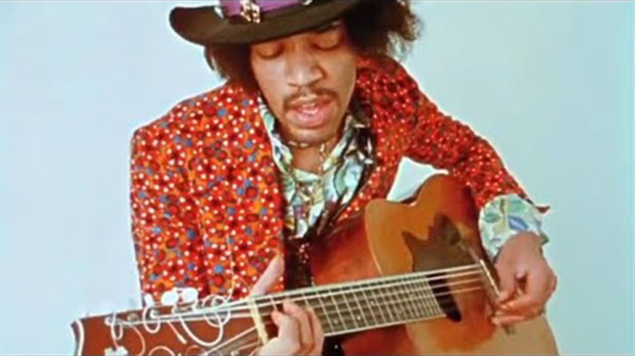 El guitarrista y compositor Jimi Hendrix