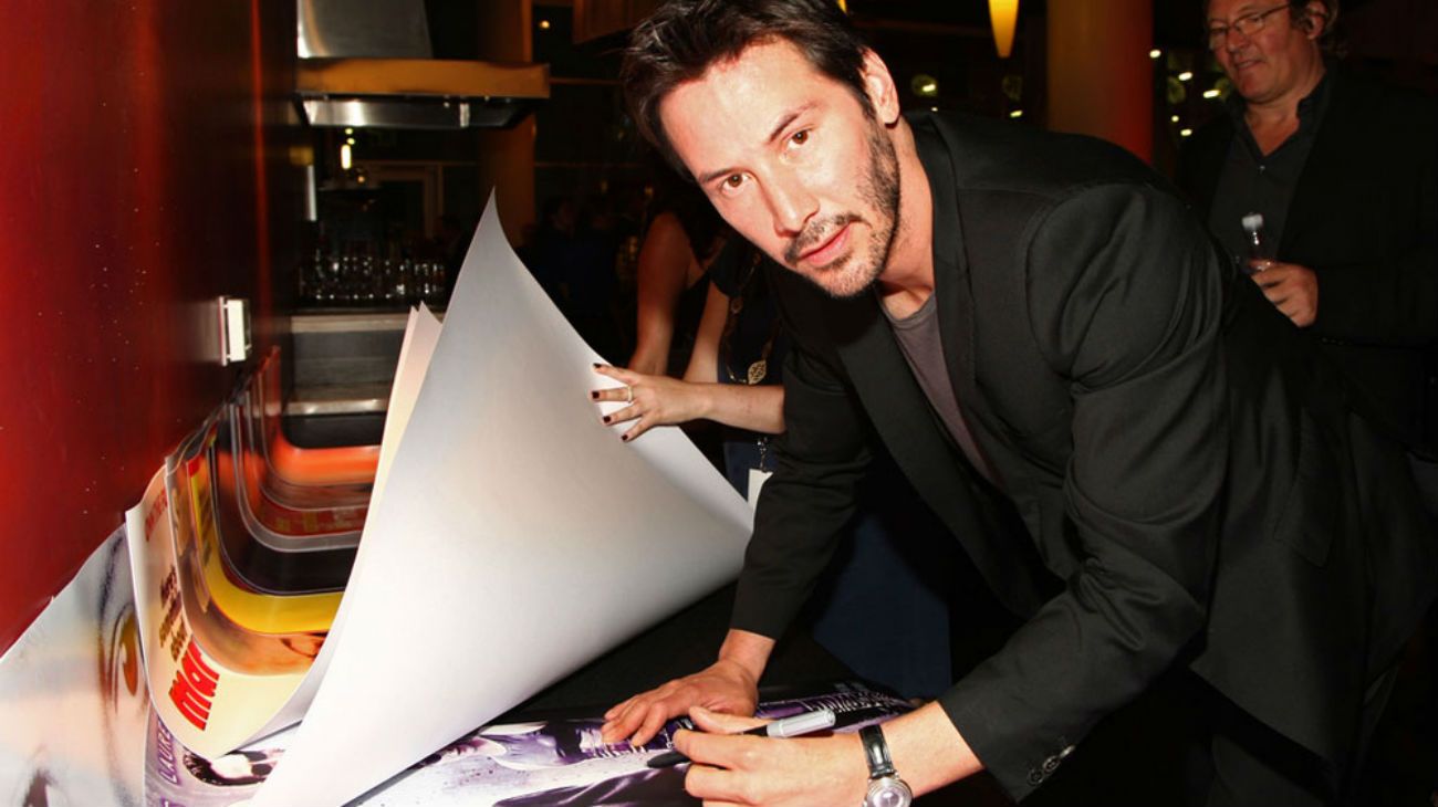 El actor Keanu Reeves