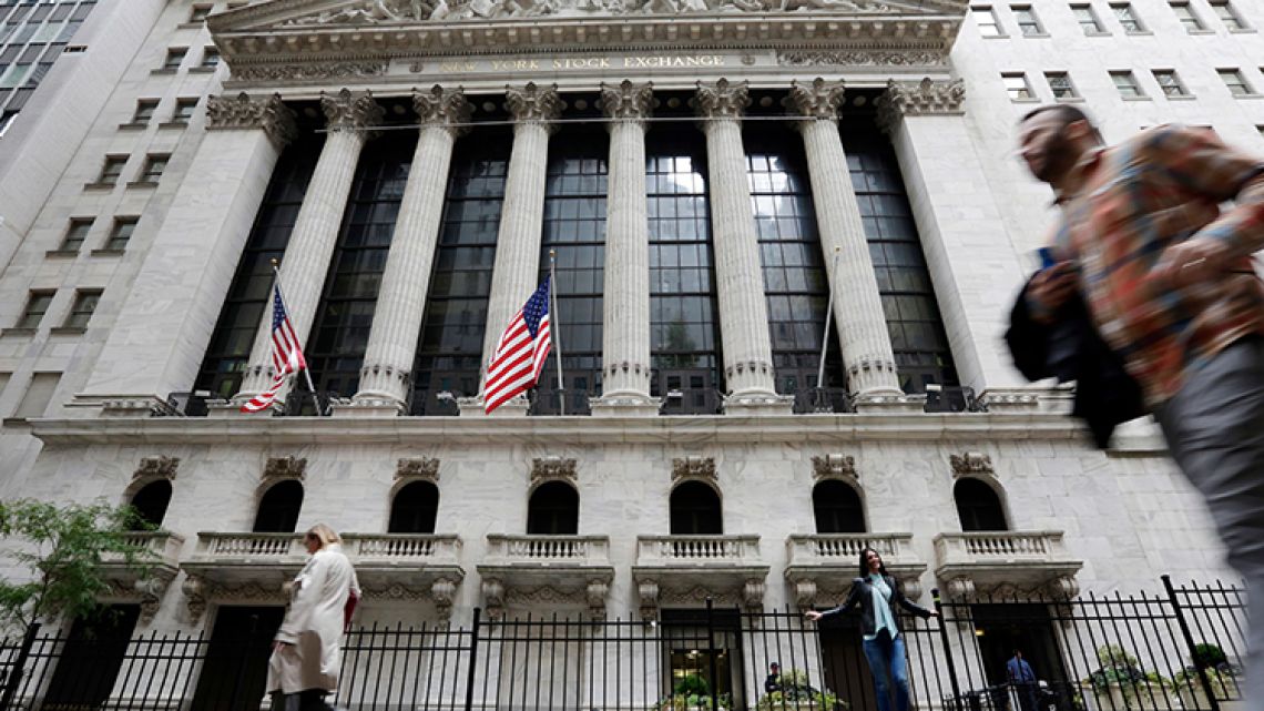 The New York Stock Exchange.