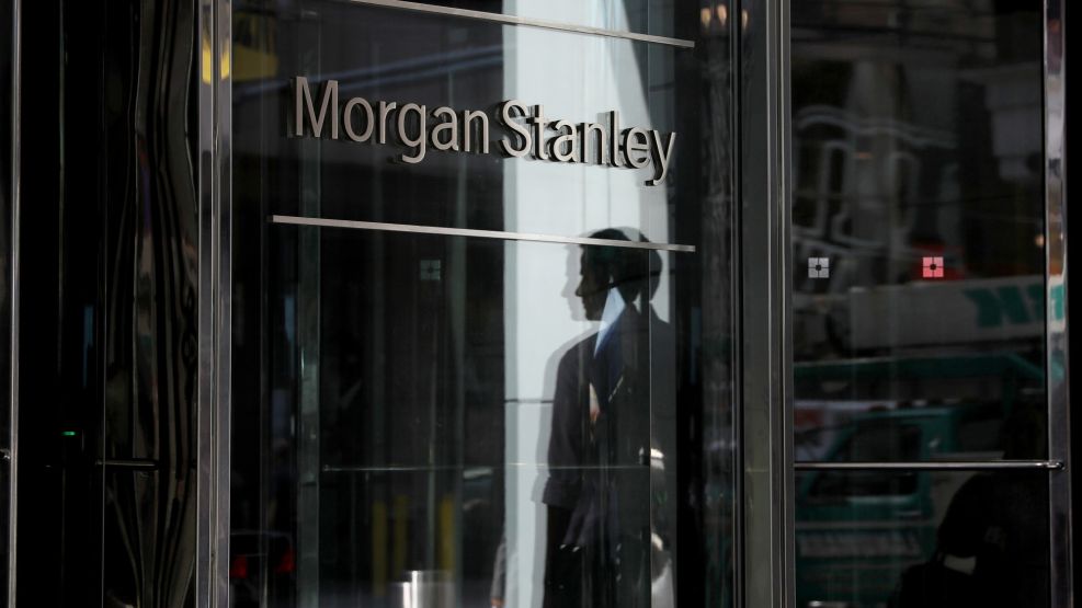 Morgan Stanley Headquarters Ahead Of Earnings Figures