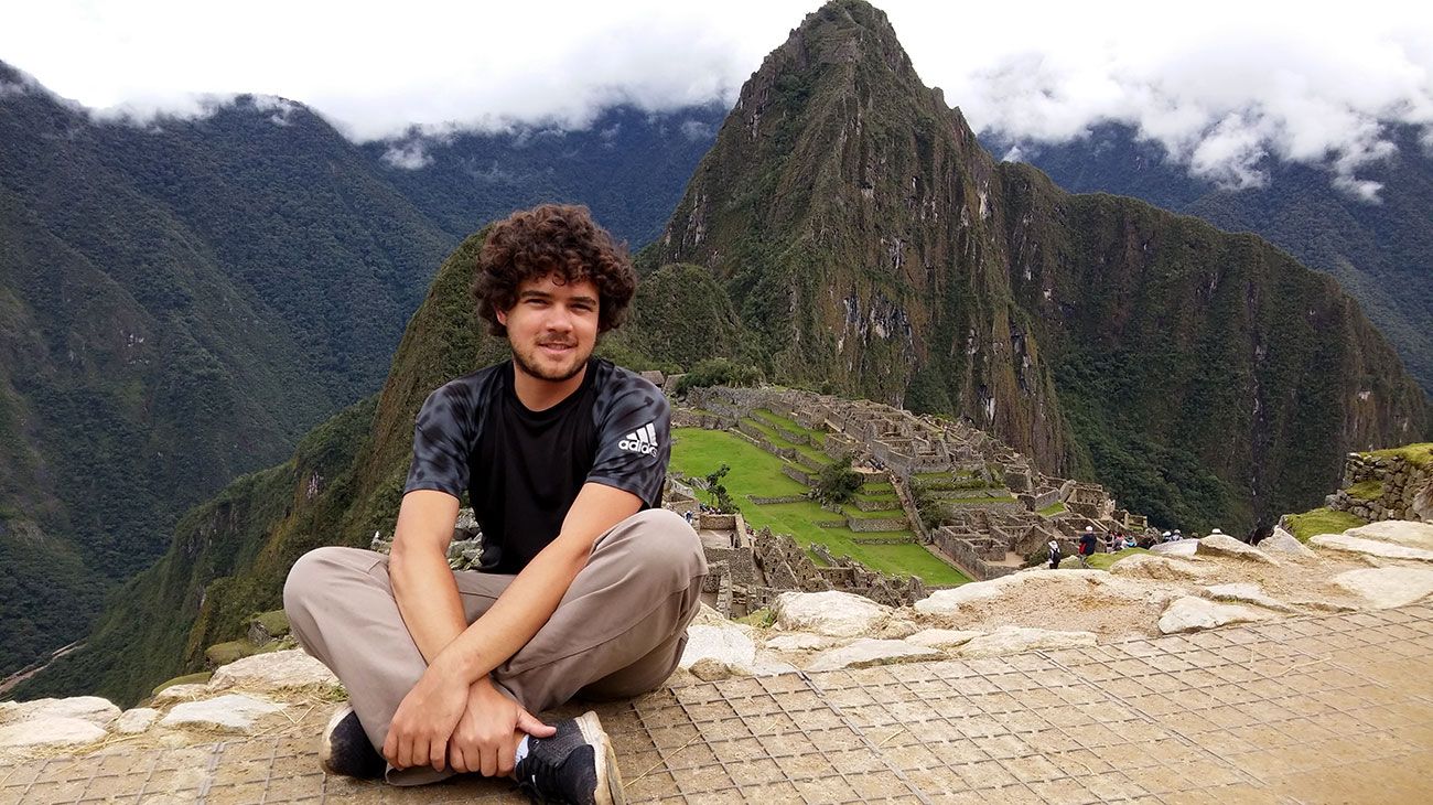 Pablo Ammendola ascenso a Machu Pichu