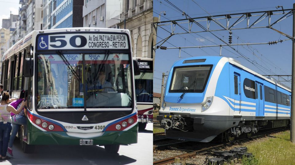 Este sábado aumentó el boleto de colectivos y de trenes.