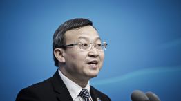 China's Vice Minister Of Commerce Wang Shouwen Speaks At News Conference