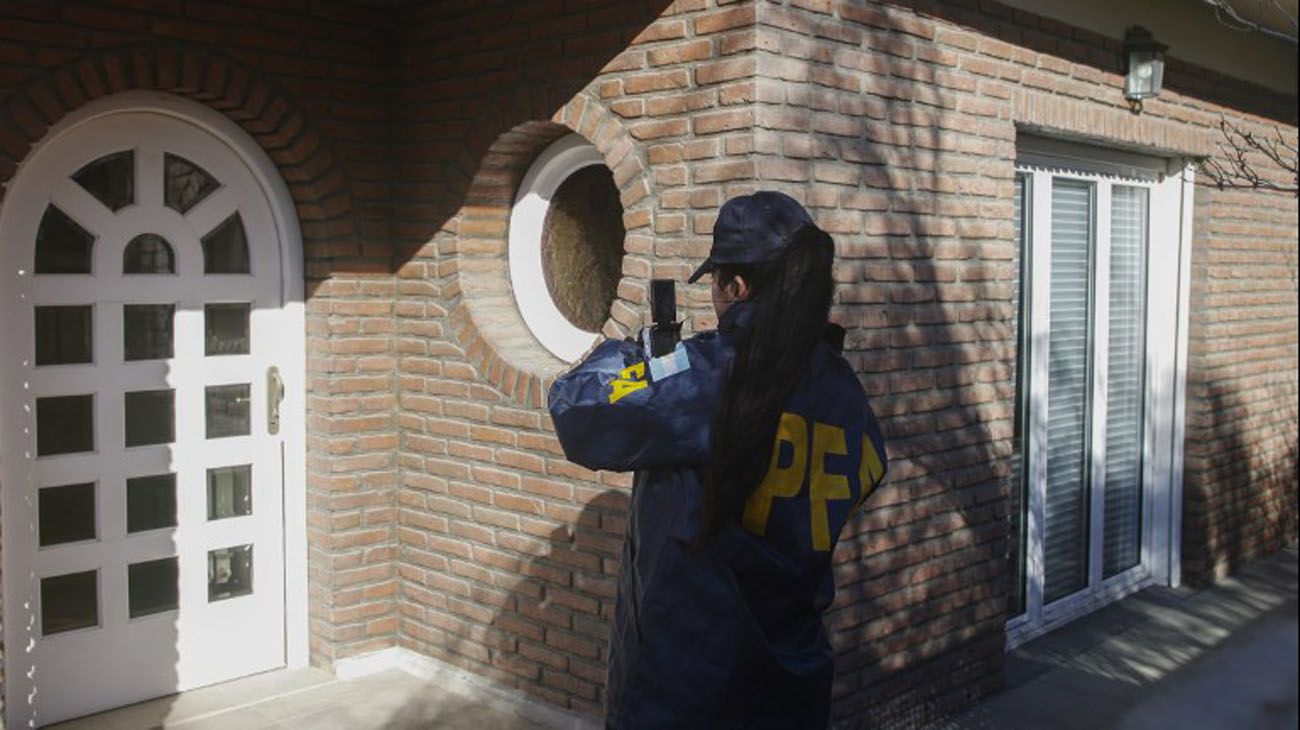 Allanamiento a la casa de CFK en Rio Gallegos