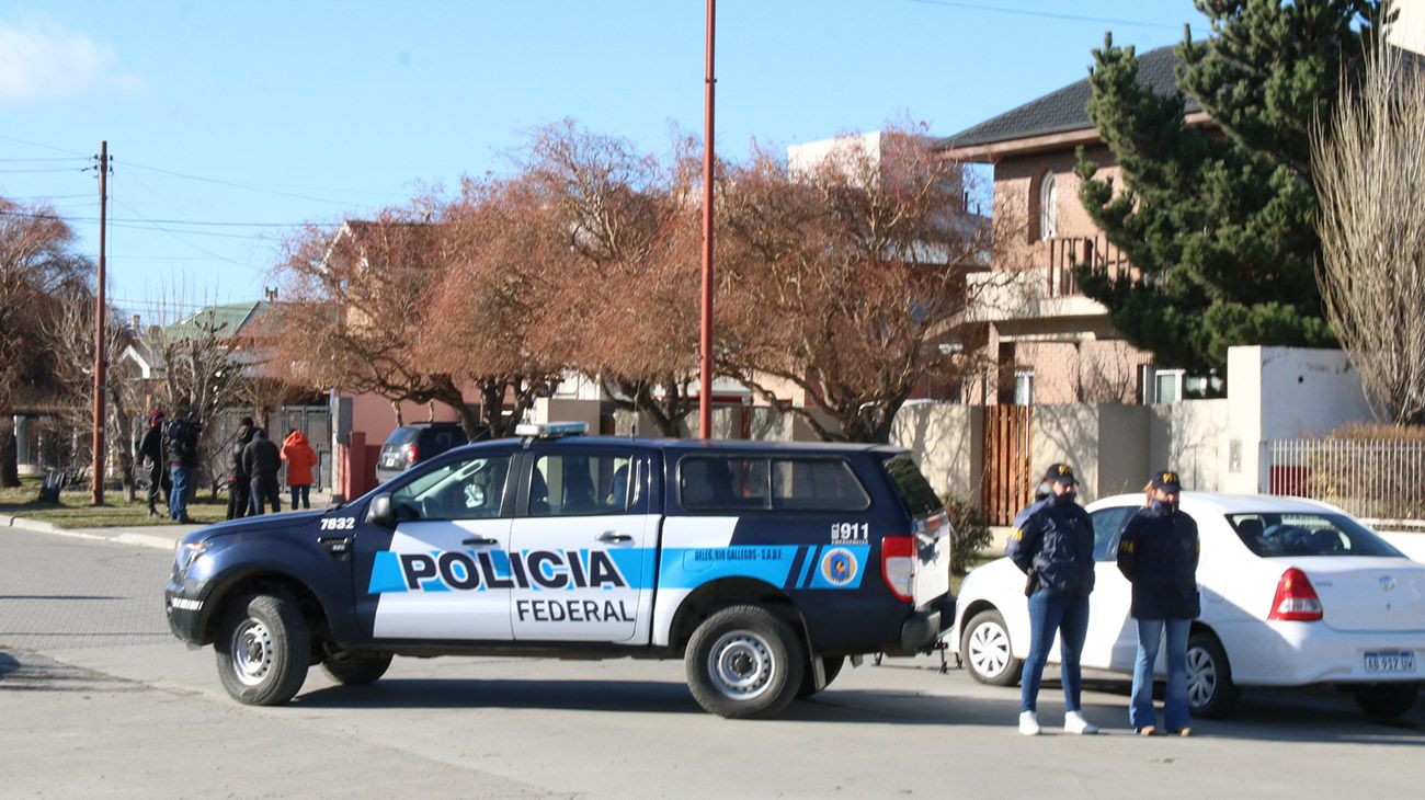 Allanamiento en la casa de Cristina Fernández de Kirchner en Río Gallegos.