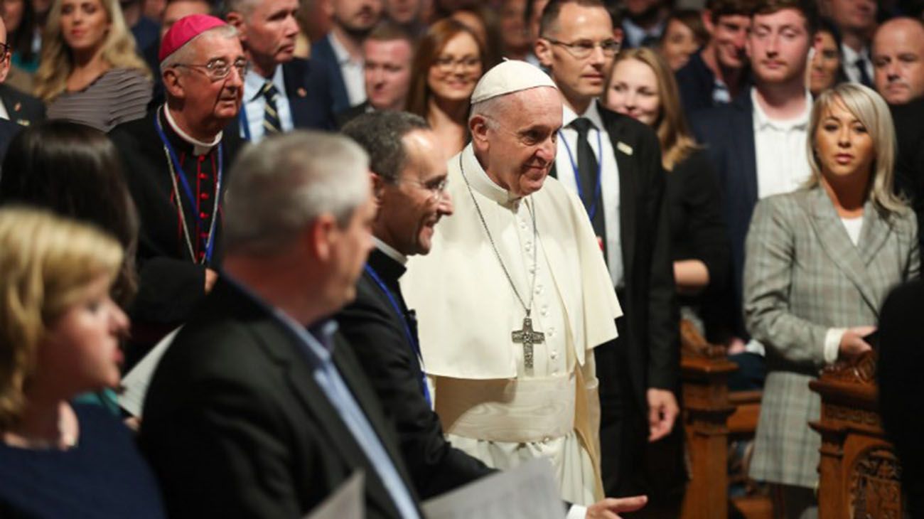 El Papa Francisco de visita en Irlanda.