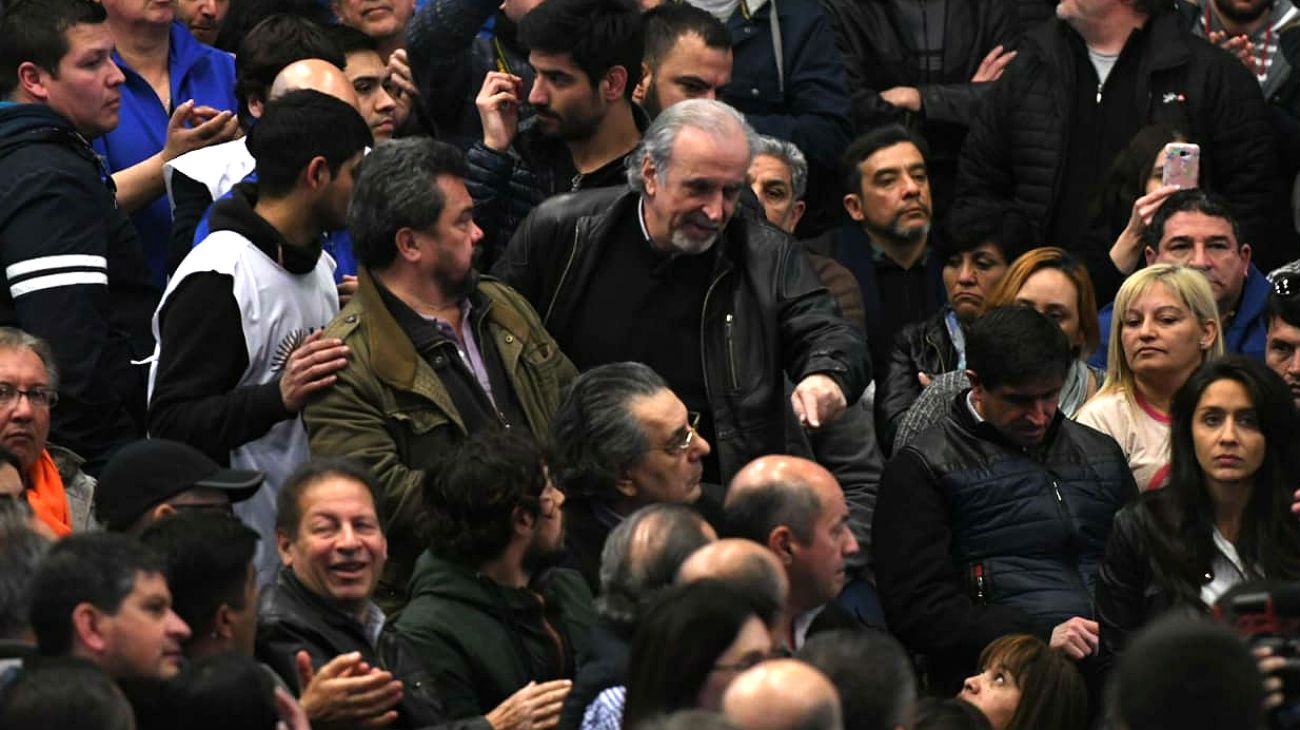 Daniel Llermanos, abogado de Hugo Moyano, dijo presente en Ferro.