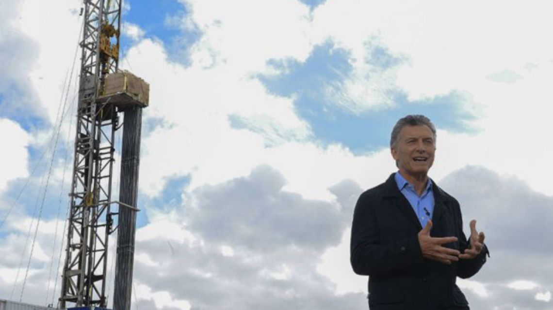 Mauricio Macri has visited Vaca Muerta on a number of occasions during his presidency to talk up foreign investment opportunities.
