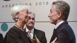 Christine Lagarde con Mauricio Macri