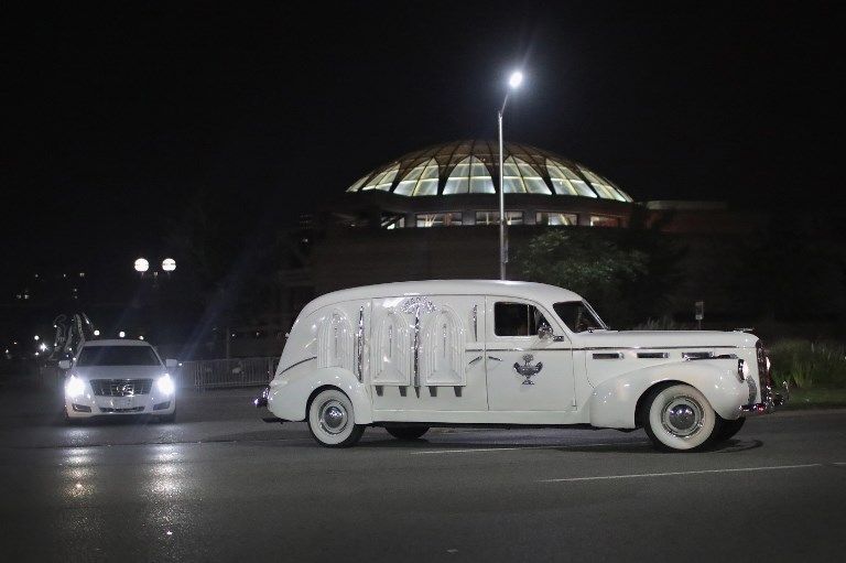 Miles de personas despiden a Aretha Franklin en su capilla ardiente en Detroit (EE.UU.)