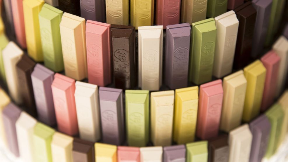 Inside A Nestle SA KitKat Chocolatory Store
