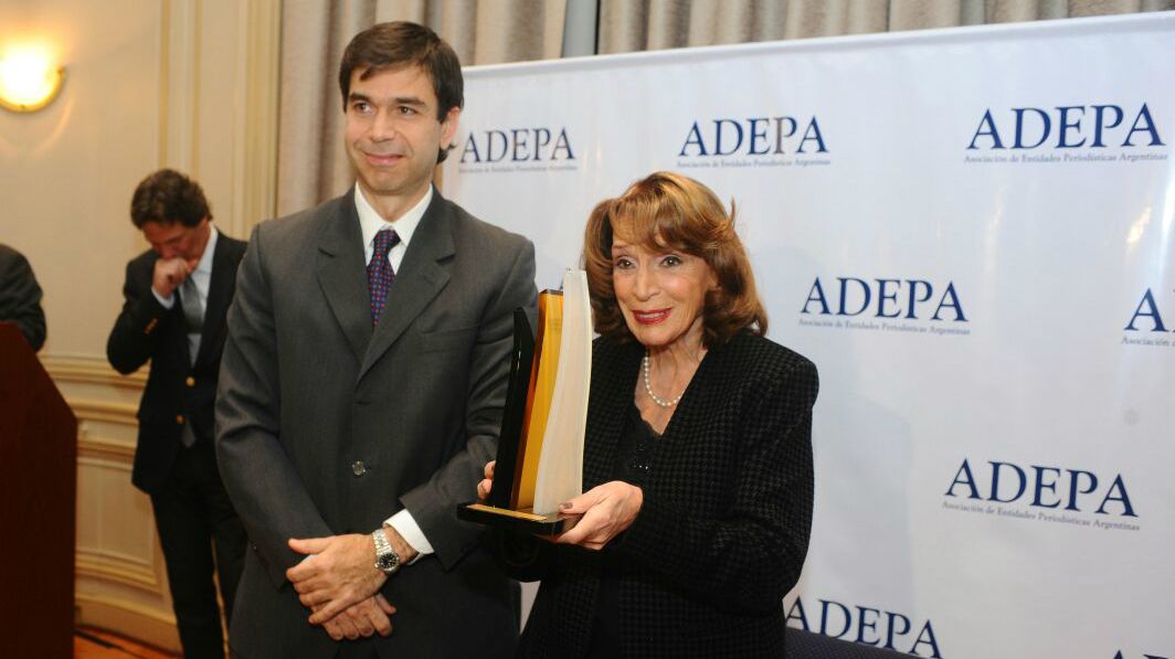 En la tercera edición de los Premios de Honor Adepa fueron galardonadas las periodistas Norma Morandini y Magdalena Ruiz Guiñazú.