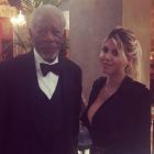 Morgan Freeman_Wanda Nara