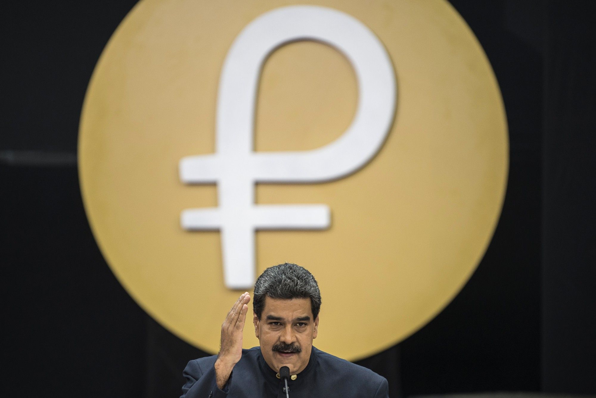 Maduro Holds Press Briefing On 'Petro' As U.S. Bans Venezuelan Digital Currency 