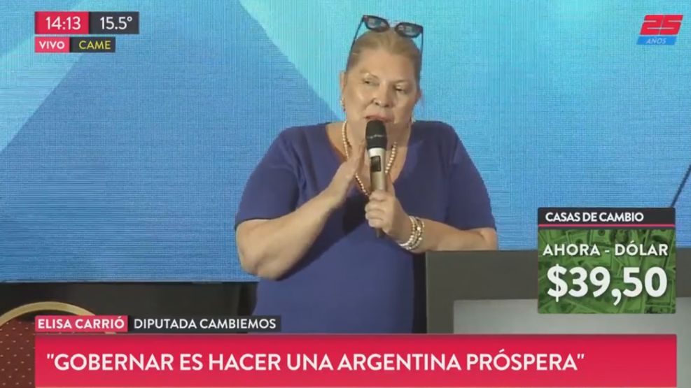 Elisa Carrio 09032018