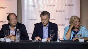 Carrió Macri Sanz 09042018