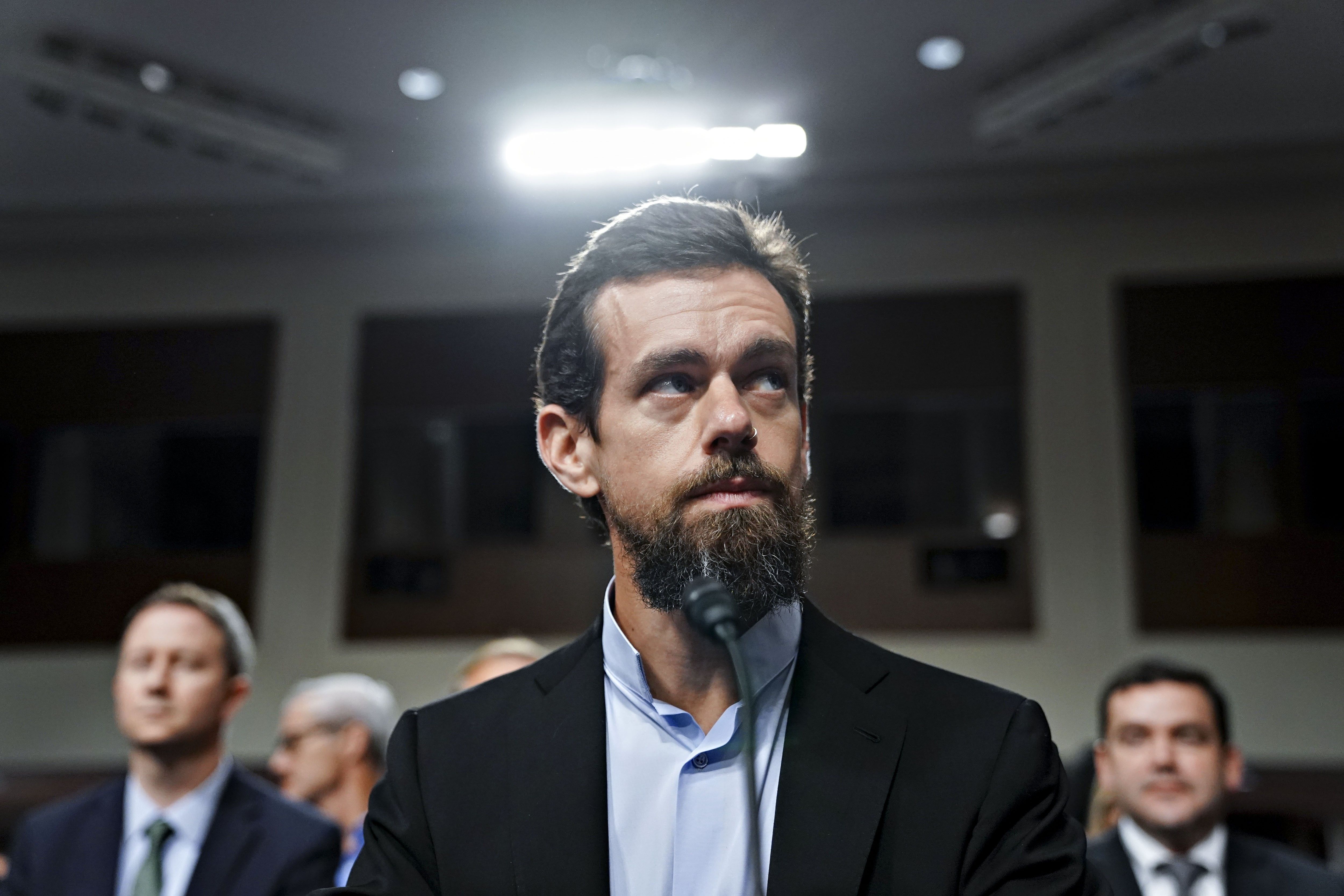 Twitter CEO Dorsey And Facebook COO Sandberg Testify Before Senate Intelligence Committee