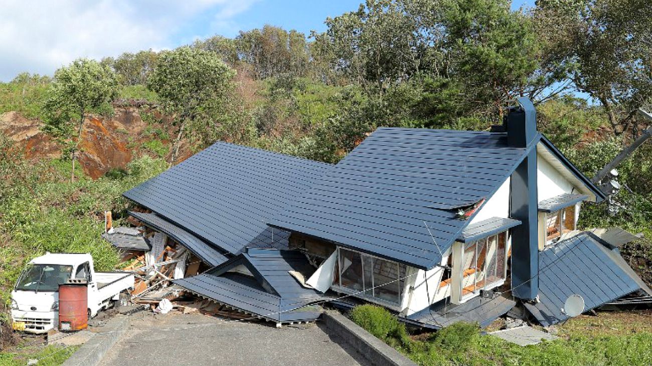 Japón. Sismo de 6.6 grados el 6 de septiembre de 2018.