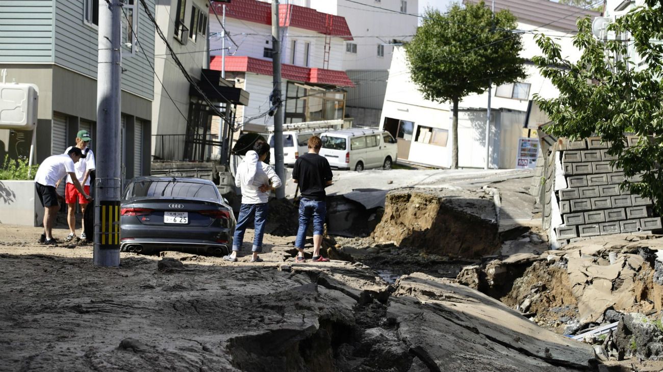 Japón. Sismo de 6.6 grados el 6 de septiembre de 2018.