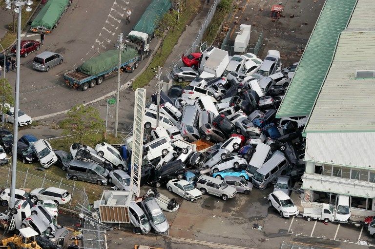 La cifra de muertos por el tifón "Jebi", el más potente que vivió Japón en los últimos 25 años, ascendió a nueve, mientras que los heridos superan ya los 340.