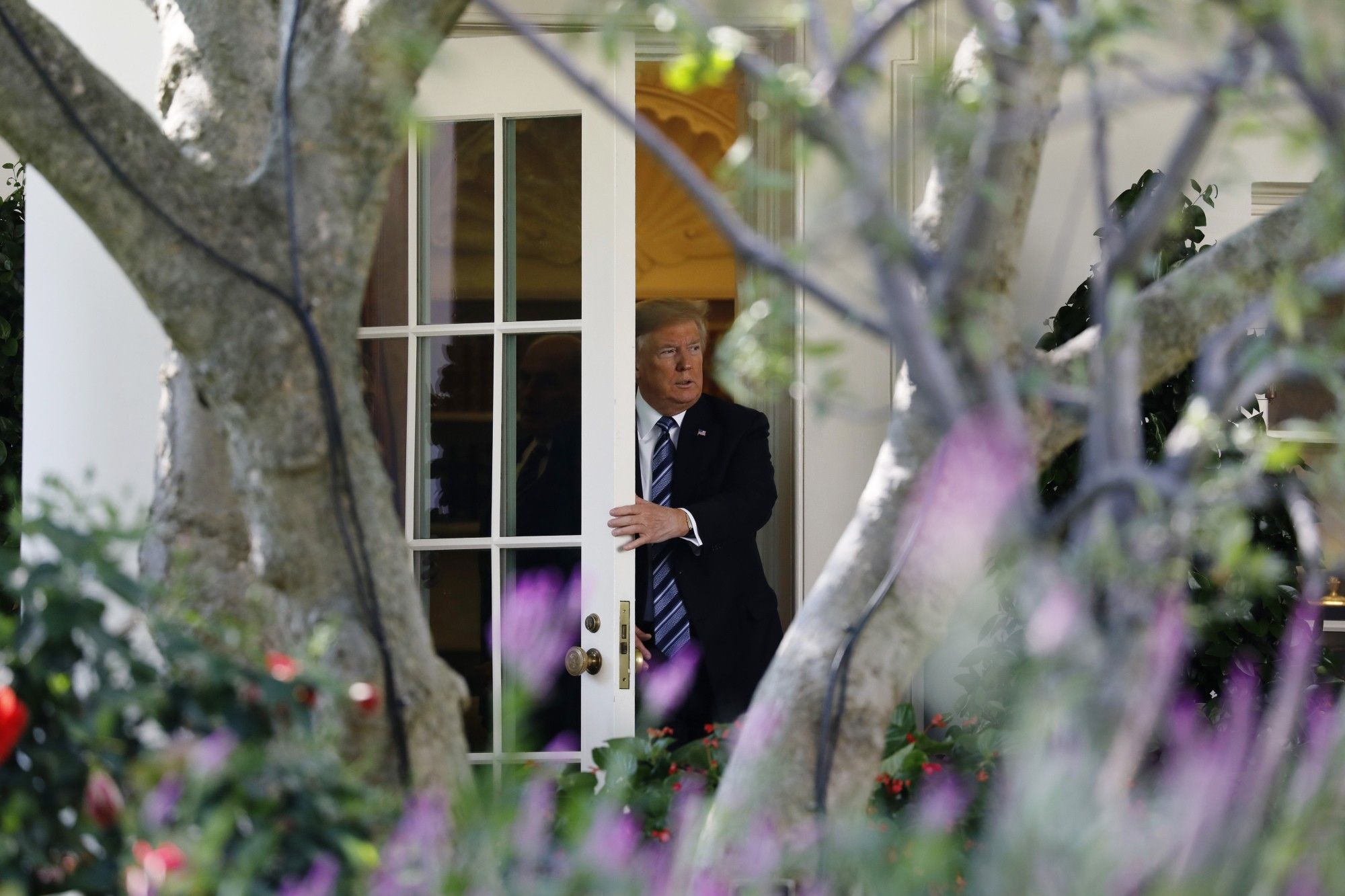 President Trump Departs White House