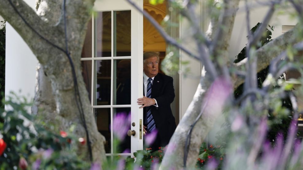 President Trump Departs White House