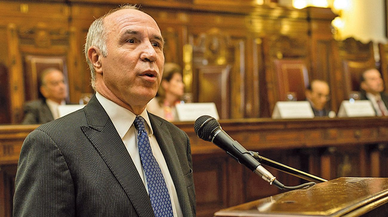 Ricardo Lorenzetti, presidente de la corte suprema de justicia