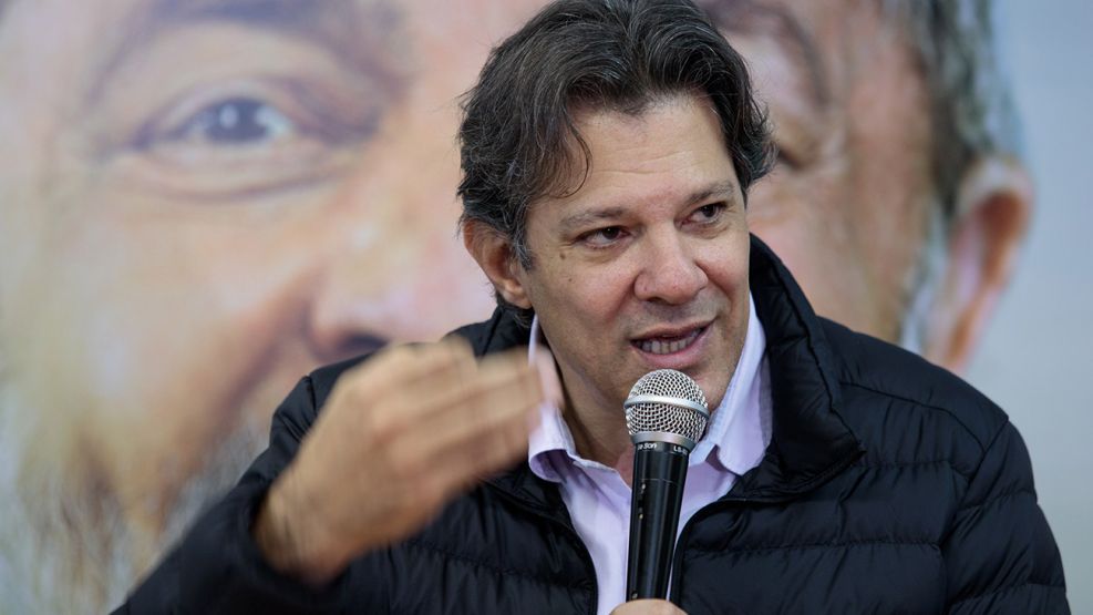 Fernando Haddad, el reemplazante de Lula como candidato del PT, empieza a crecer fuerte en las encuestas.